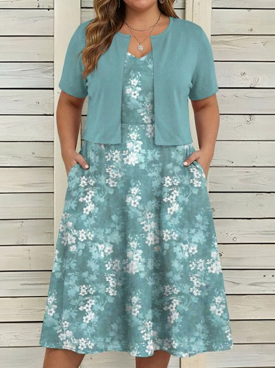 Linnea™ | Blommig Charmklänning