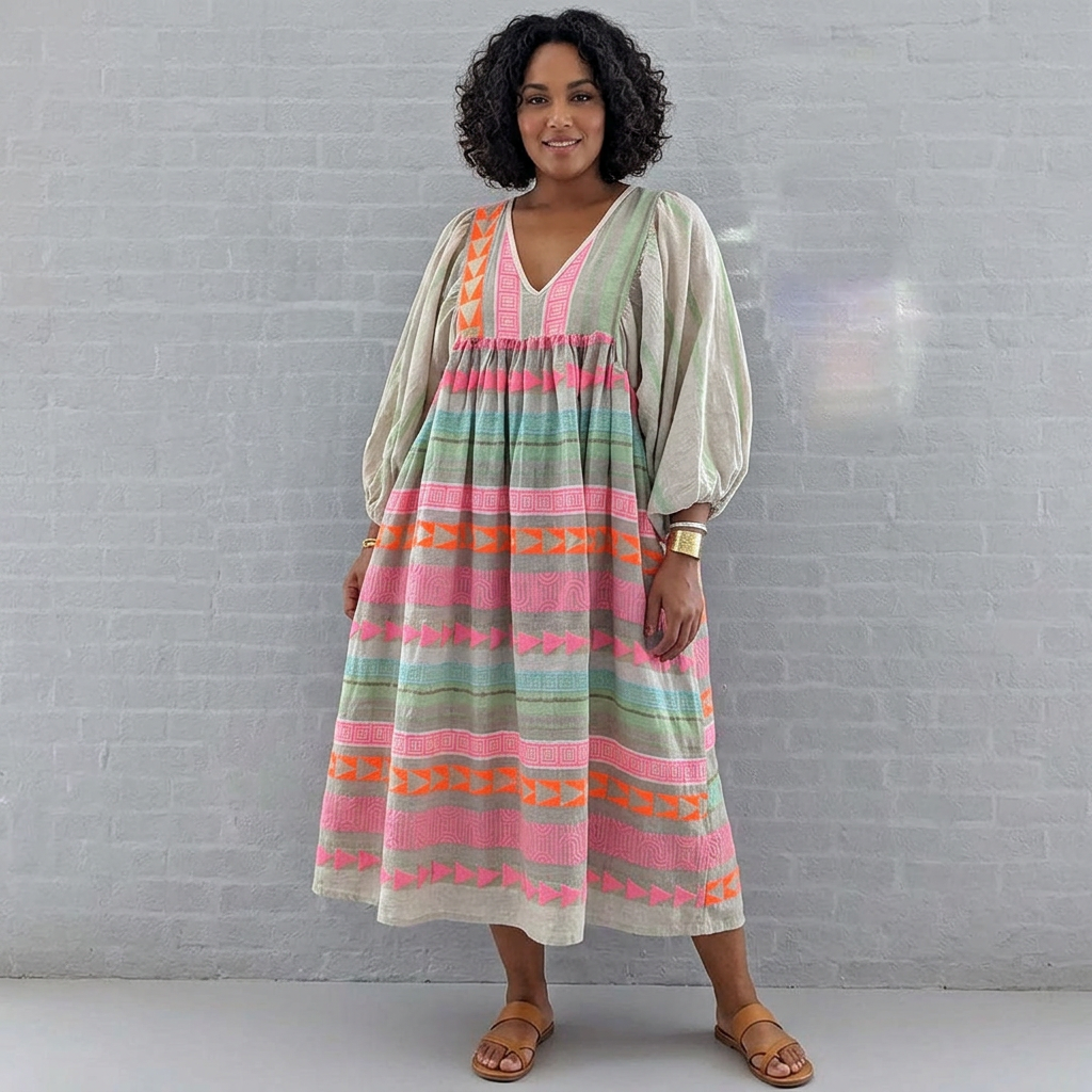 Naomi - Komfortabel Boho-kjole