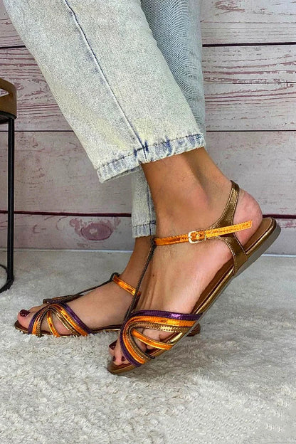 Signe™ | Sandaler i middelhavsfarver