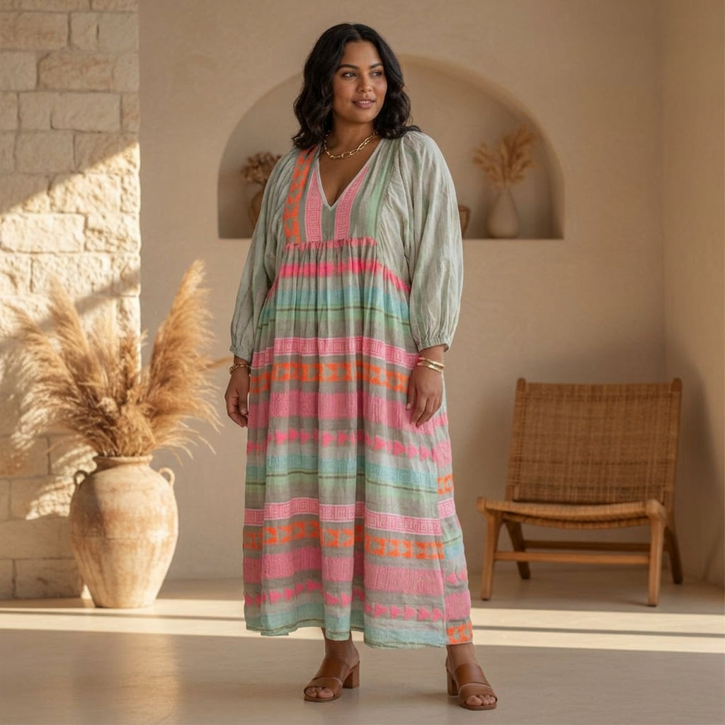 Naomi - Komfortabel Boho-kjole