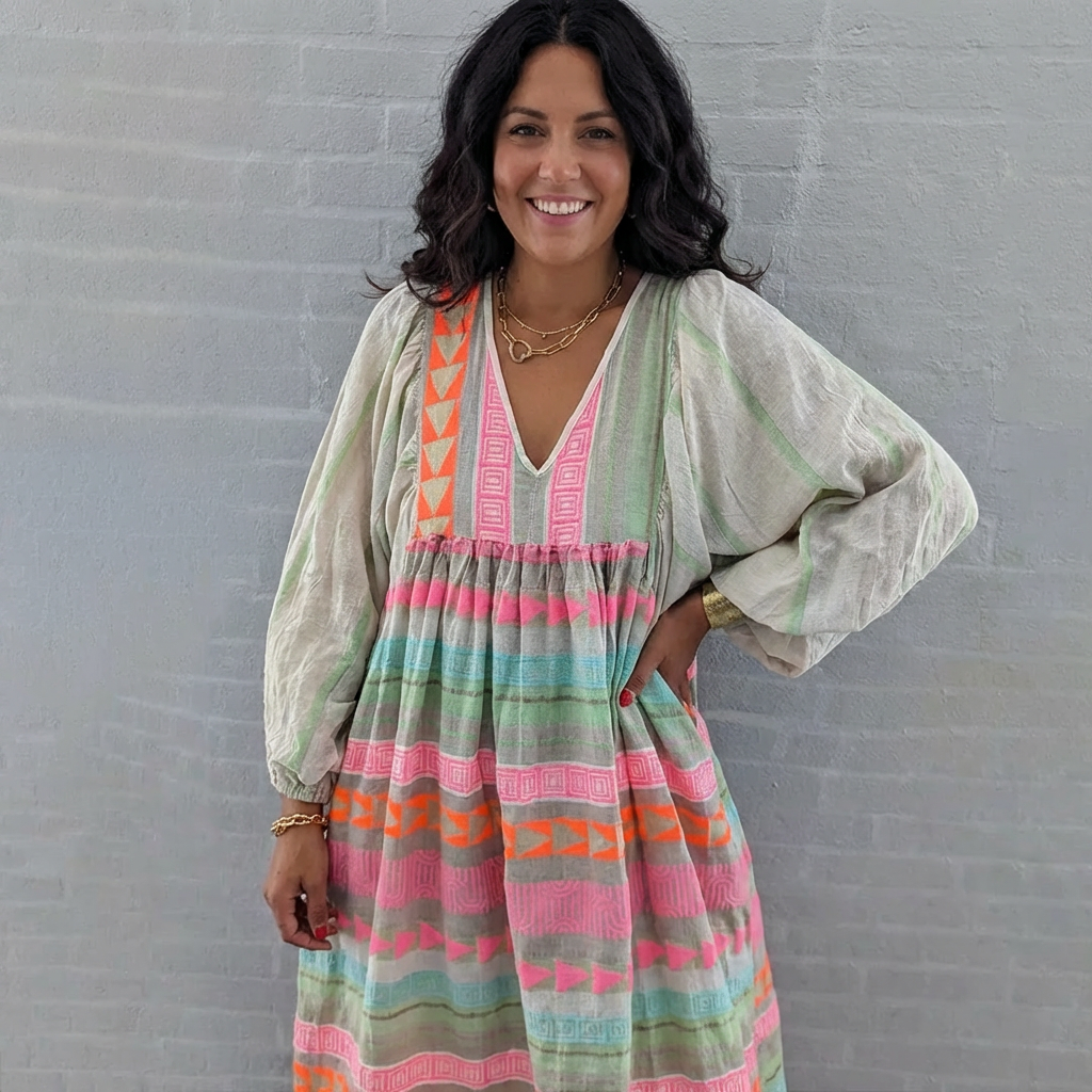 Naomi - Komfortabel Boho-kjole
