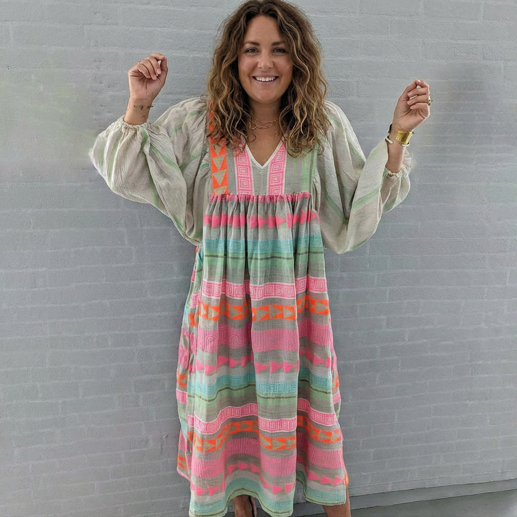 Naomi - Komfortabel Boho-kjole