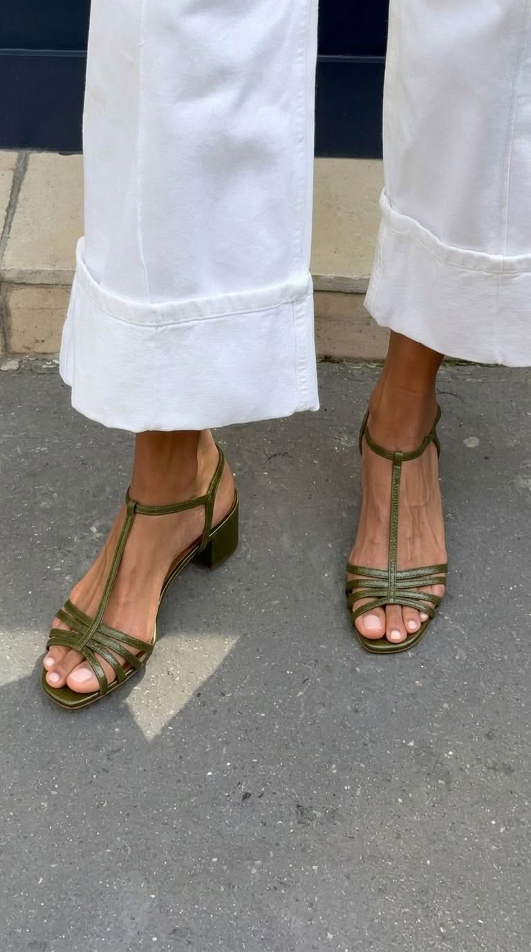 Ingrid™ | Gyldne Sandaler Hverdagselegance