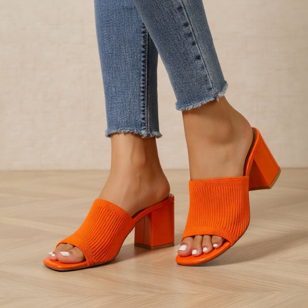 Helena sandaler med blockklackar
