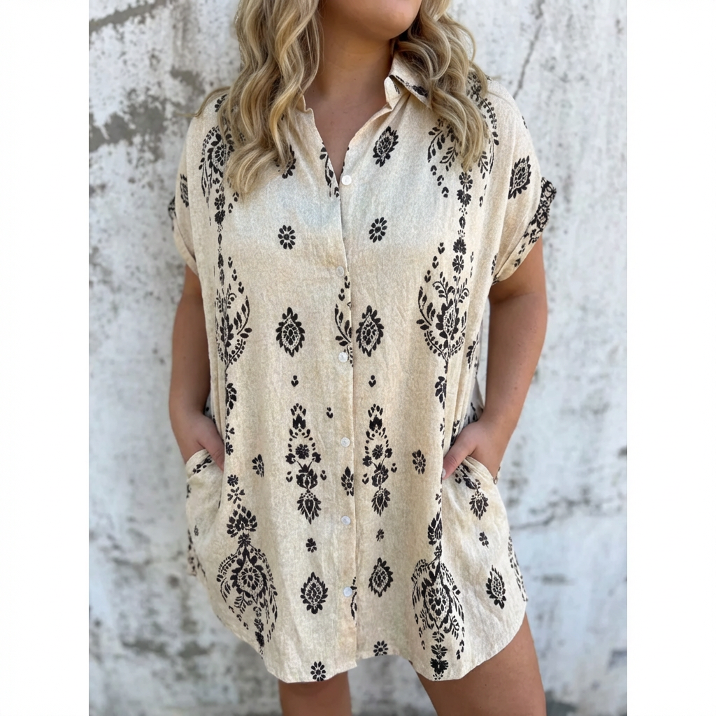 Mira - Vintage boho-kjole