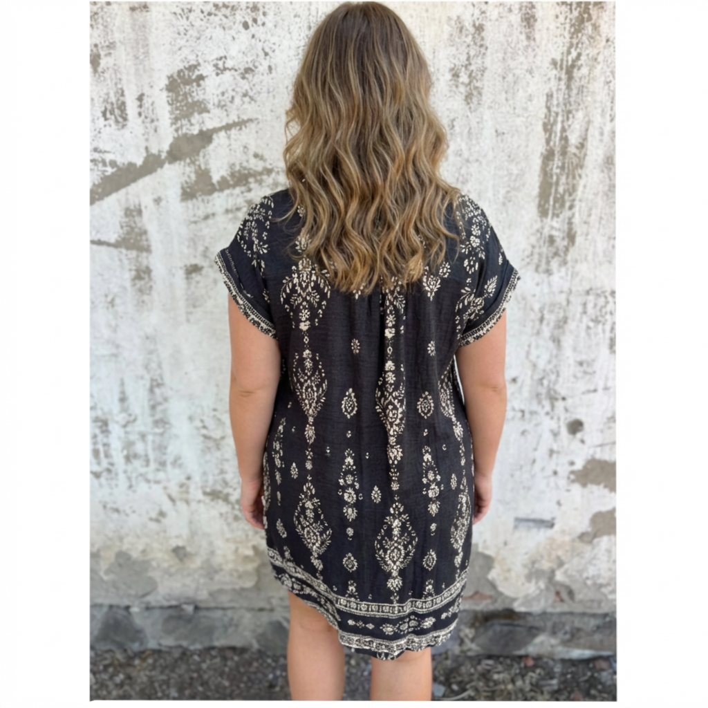 Mira - Vintage boho-kjole