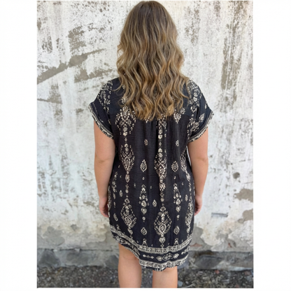 Mira - Vintage boho-kjole