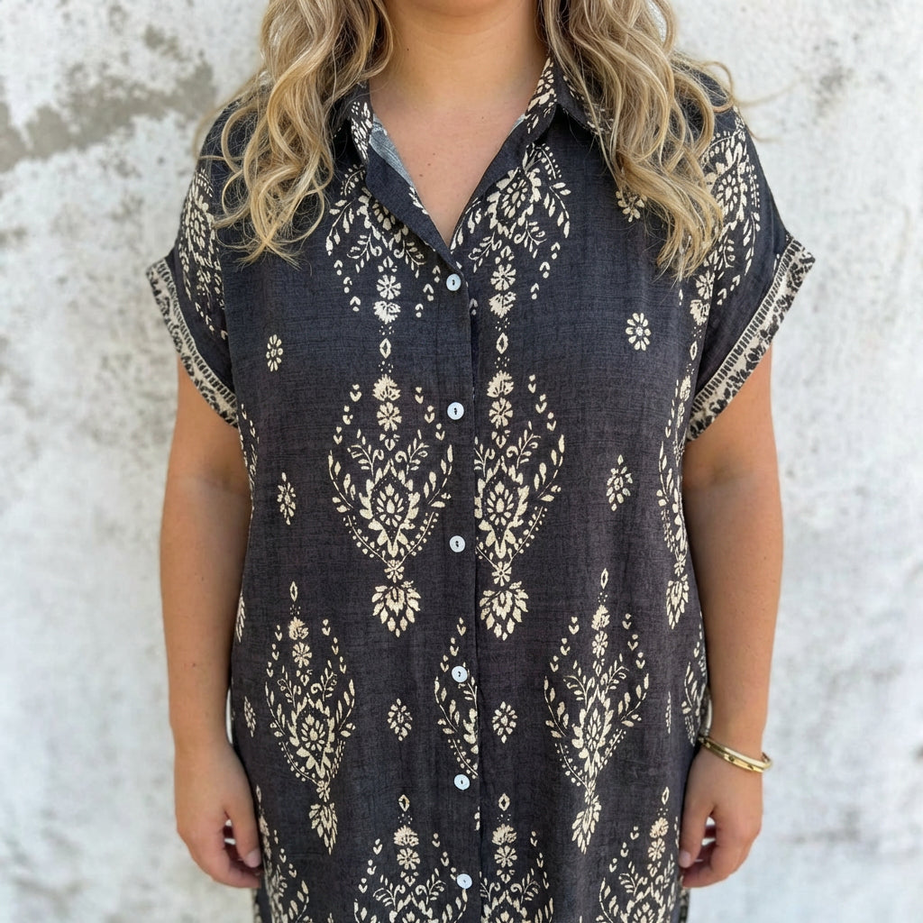 Mira - Vintage boho-kjole