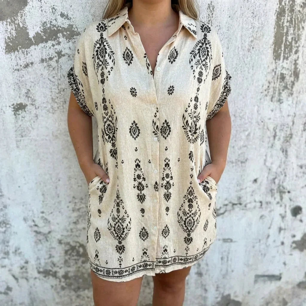 Mira - Vintage boho-kjole