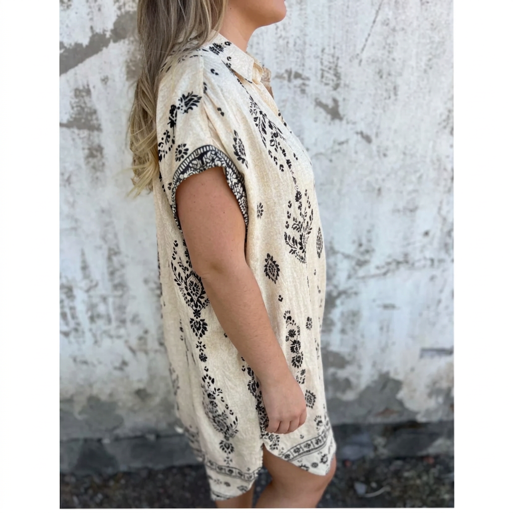 Mira - Vintage boho-kjole