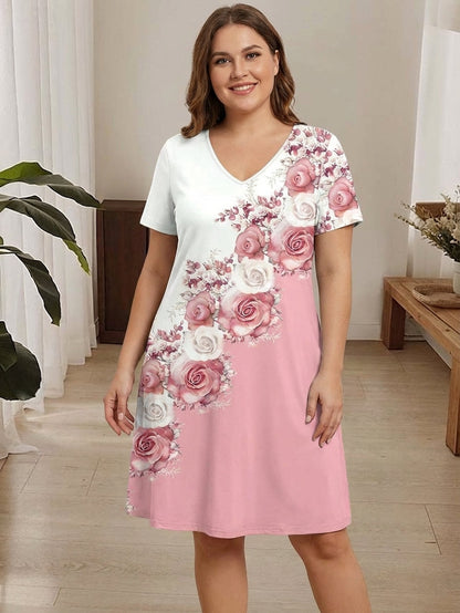 Colette - Kjole med blomsterprint